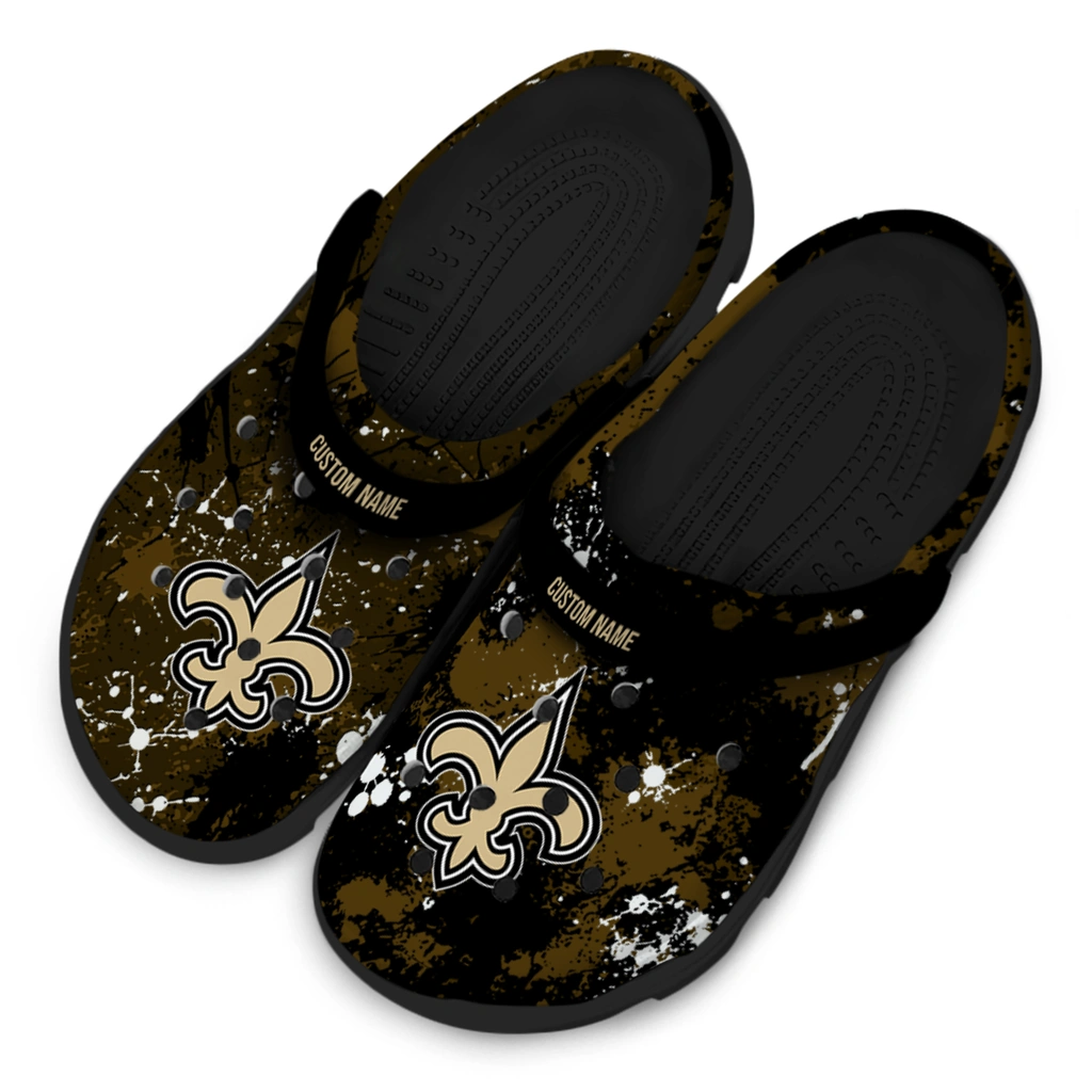 new-orleans-saints-clog-customized-splatter-splash-gold-black-latest-model.webp