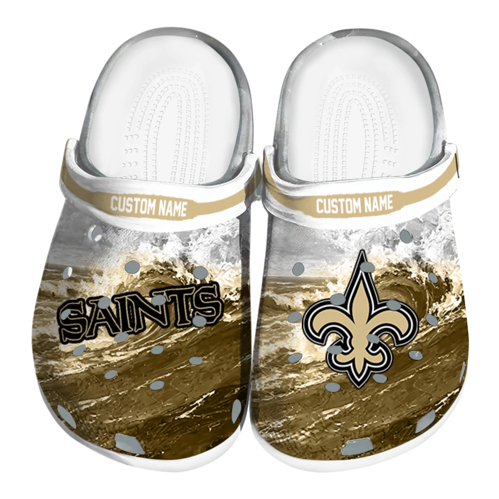new-orleans-saints-clog-personalized-wave-swirl-gold-white-best-selling.webp new orleans saints clog personalized wave swirl gold white best selling