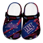 New York Giants Clogs - Custom Checkered Streaks Blue Black 1 new-york-giants-clog-custom-checkered-streaks-blue-black-best-selling.webp