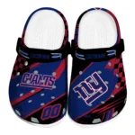 New York Giants Clogs - Customized Circuit Geometry Blue Black 1 New York Giants Clogs – Customized Circuit Geometry Blue Black 1