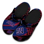 New York Giants Clogs – Customized Circuit Geometry Blue Black 1