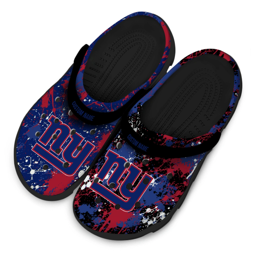 new-york-giants-clog-personalized-splatter-splash-blue-black-latest-model.webp