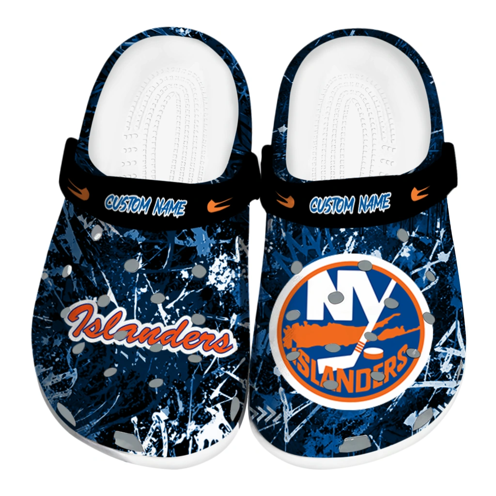 new-york-islanders-clog-custom-graffiti-burst-blue-black-best-selling.webp new york islanders clog custom graffiti burst blue black best selling
