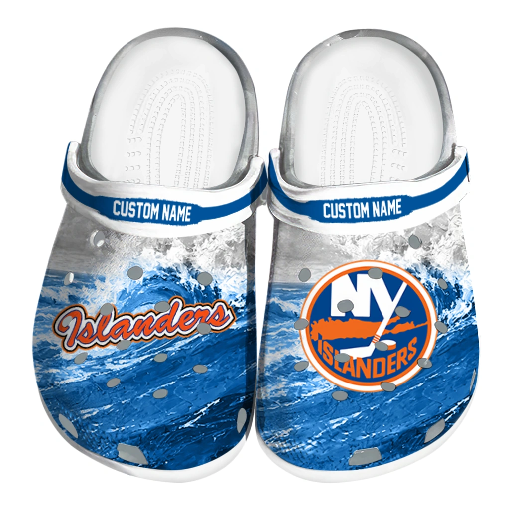 new-york-islanders-clog-custom-wave-swirl-blue-white-best-selling.webp new york islanders clog custom wave swirl blue white best selling