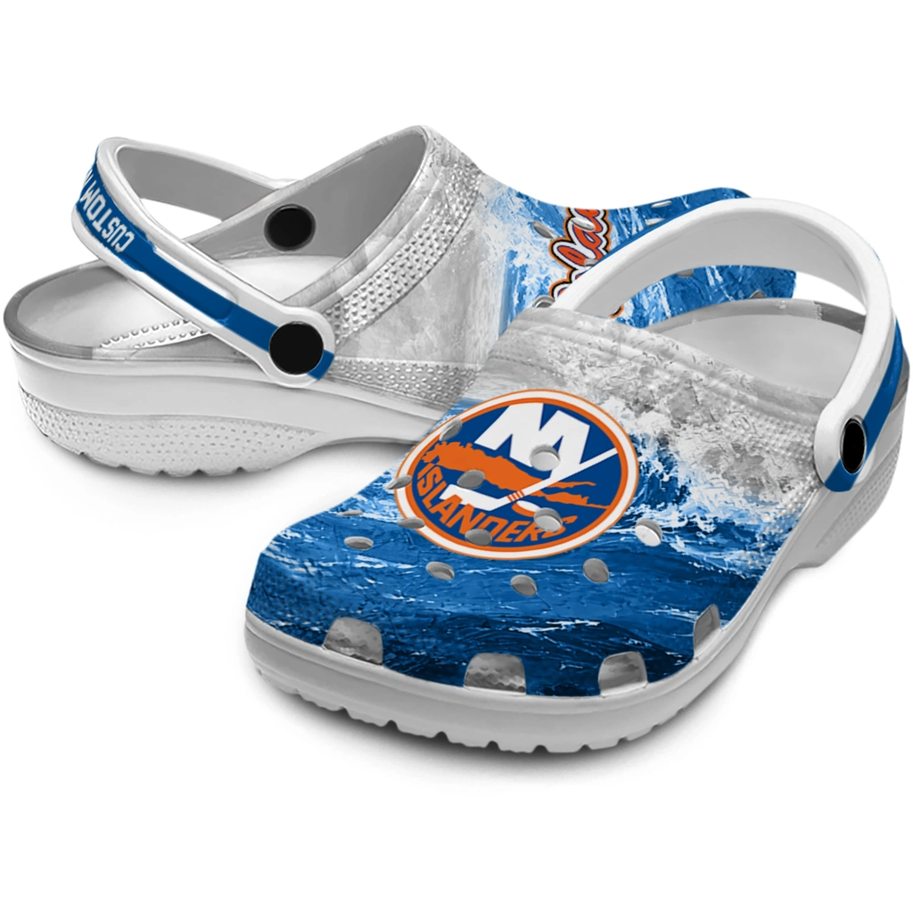 new-york-islanders-clog-custom-wave-swirl-blue-white-high-quality.webp