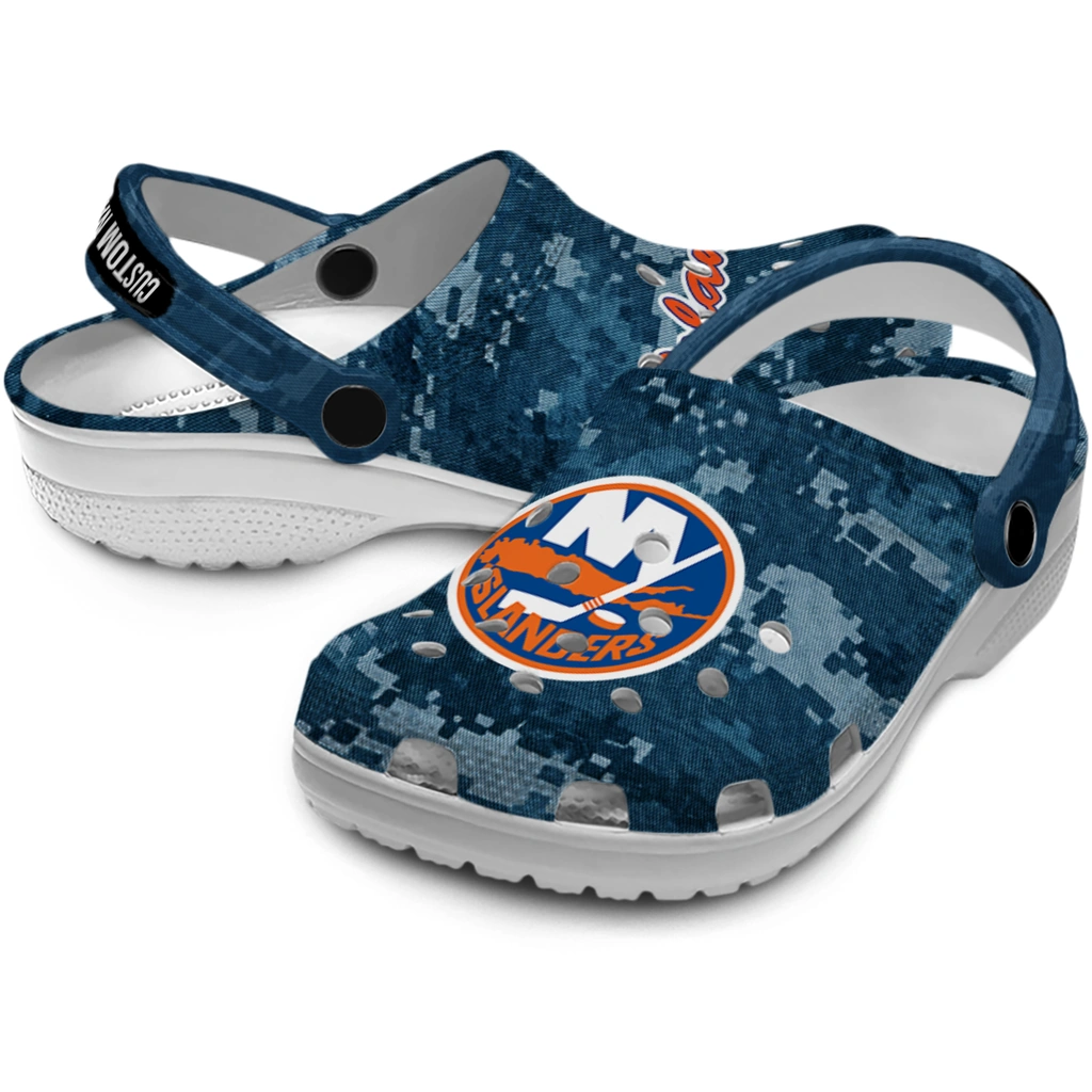 new-york-islanders-clog-customized-digital-camo-blue-high-quality.webp