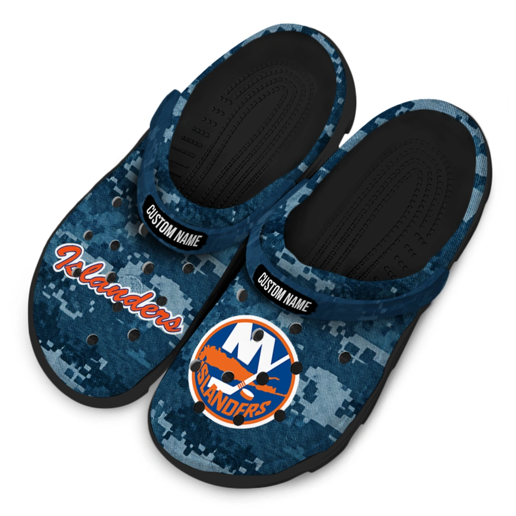 new-york-islanders-clog-customized-digital-camo-blue-latest-model.webp
