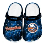 New York Islanders Clogs - Personalized Cracked Energy Blue Black 1 new-york-islanders-clog-personalized-cracked-energy-blue-black-best-selling.webp