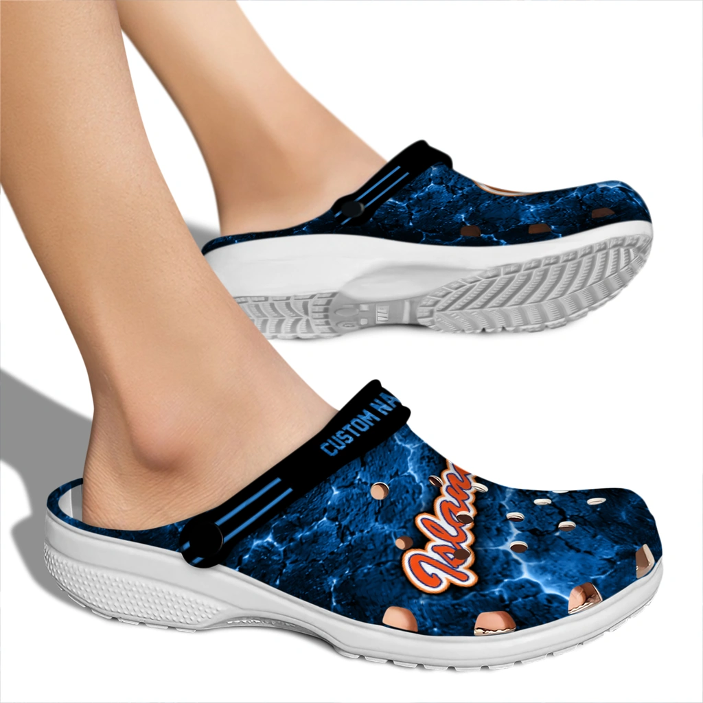 new-york-islanders-clog-personalized-cracked-energy-blue-black-fashion-forward.webp