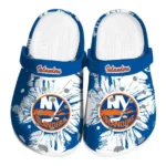 New York Islanders Clogs - Splatter Graphics 1 New York Islanders Clogs Splatter Graphics Best Selling