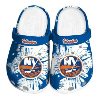 New York Islanders Clogs Splatter Graphics Best Selling