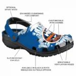 New York Islanders Clogs Splatter Graphics Best Selling