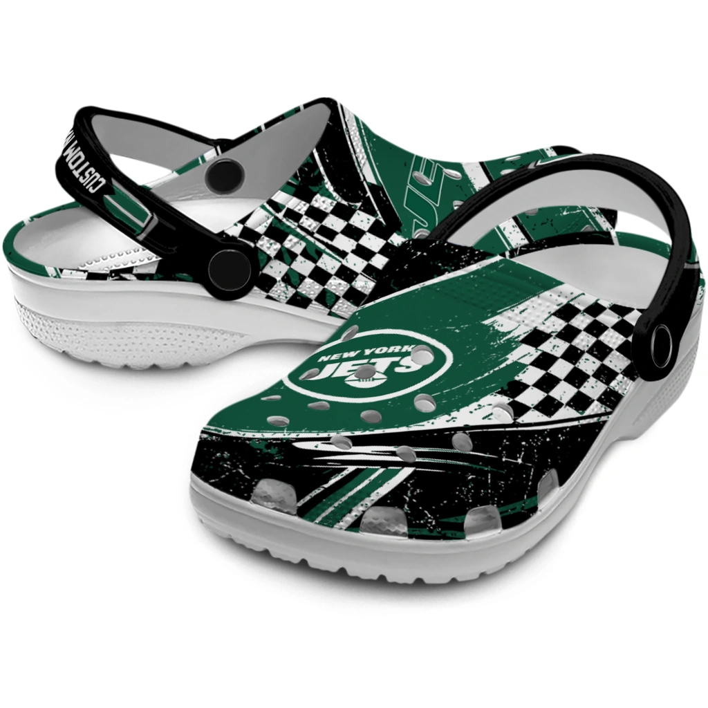 new-york-jets-clog-customized-checkered-streaks-green-black-high-quality.webp