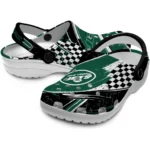 New York Jets Clogs – Personalized Circuit Geometry Green Black 1