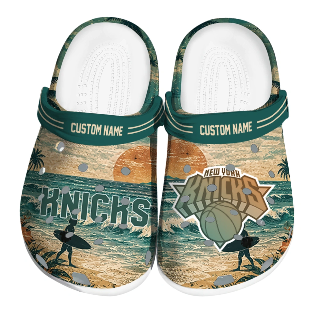 new-york-knicks-clog-custom-wave-scene-fir-green-best-selling.webp new york knicks clog custom wave scene fir green best selling