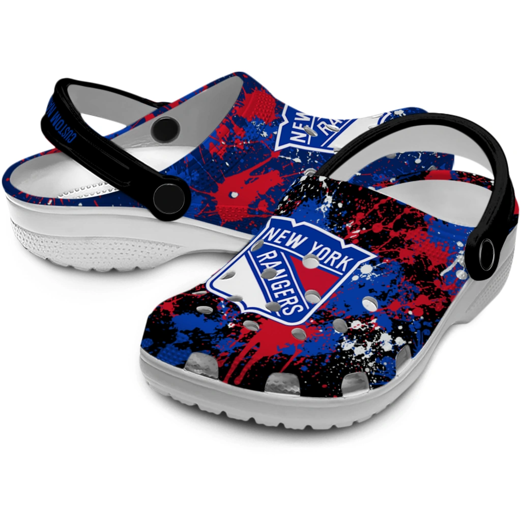 new-york-rangers-clog-custom-splatter-splash-blue-black-high-quality.webp