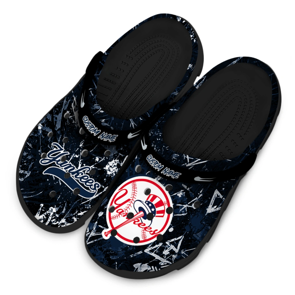 new-york-yankees-clog-customized-graffiti-burst-navy-black-latest-model.webp