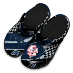 New York Yankees Clogs – Personalized Circuit Geometry Navy Black 1