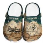 New York Yankees Clogs - Personalized Cracked Landscape Fir Green Beige 1 new-york-yankees-clog-personalized-cracked-landscape-fir-green-beige-best-selling.webp