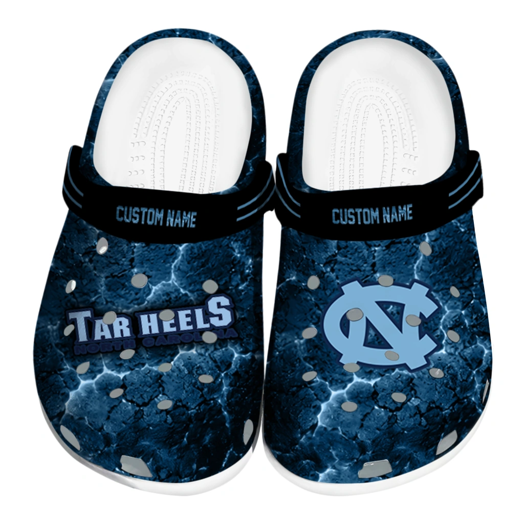 north-carolina-tar-heels-clog-customized-cracked-energy-light-blue-black-best-selling.webp north carolina tar heels clog customized cracked energy light blue black best selling