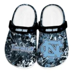 North Carolina Tar Heels Clogs - Personalized Graffiti Burst Light Blue Black 1 north-carolina-tar-heels-clog-personalized-graffiti-burst-light-blue-black-best-selling.webp