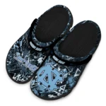 north-carolina-tar-heels-clog-personalized-graffiti-burst-light-blue-black-best-selling.webp