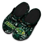 north-dakota-state-bison-clog-custom-graffiti-burst-green-black-best-selling.webp