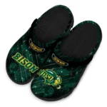 north-dakota-state-bison-clog-customized-circuit-geometry-green-black-best-selling.webp
