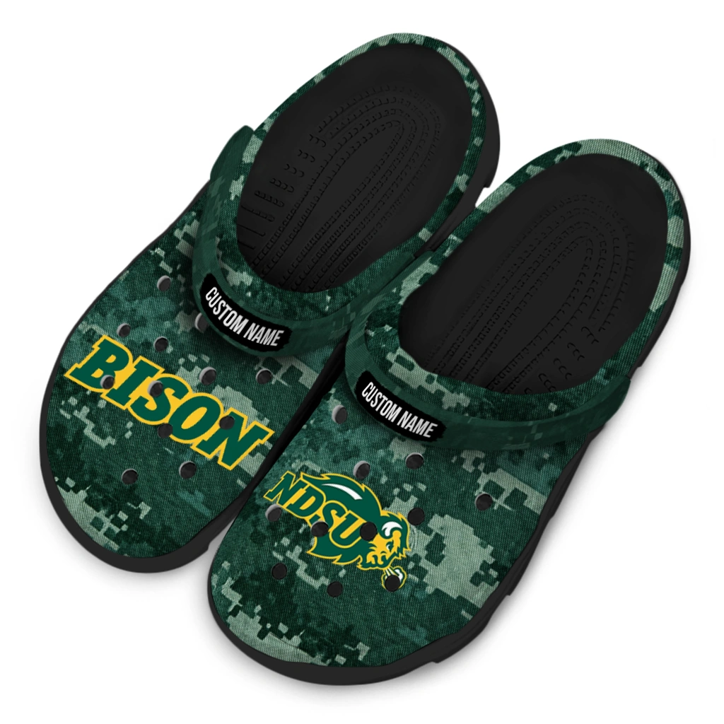 north-dakota-state-bison-clog-customized-digital-camo-green-latest-model.webp