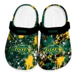 North Dakota State Bison Clogs - Personalized Splatter Splash Green Black 1 north-dakota-state-bison-clog-personalized-splatter-splash-green-black-best-selling.webp