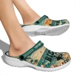 north-dakota-state-bison-clog-personalized-wave-scene-fir-green-best-selling.webp