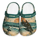 North Texas Mean Green Clogs - Personalized Wave Scene Fir Green 1 north-texas-mean-green-clog-personalized-wave-scene-fir-green-best-selling.webp