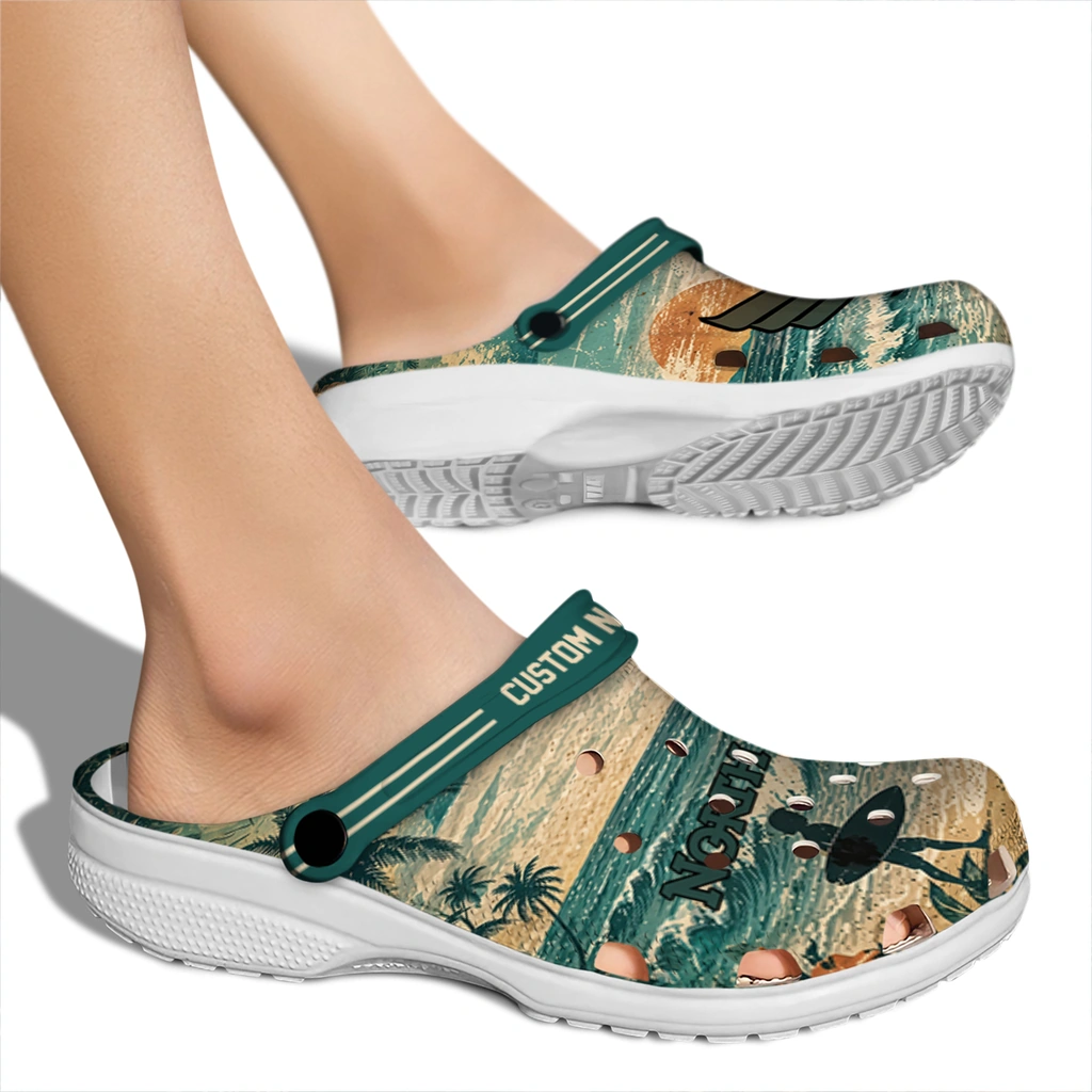 north-texas-mean-green-clog-personalized-wave-scene-fir-green-fashion-forward.webp