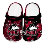 Northern Illinois Huskies Clogs - Custom Splatter Splash Red Black 1 northern-illinois-huskies-clog-custom-splatter-splash-red-black-best-selling.webp
