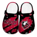 Northern Illinois Huskies Clogs - Customized Checkered Streaks Red Black 1 northern-illinois-huskies-clog-customized-checkered-streaks-red-black-best-selling.webp