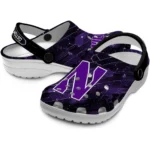 northwestern-wildcats-clog-custom-circuit-geometry-purple-black-best-selling.webp