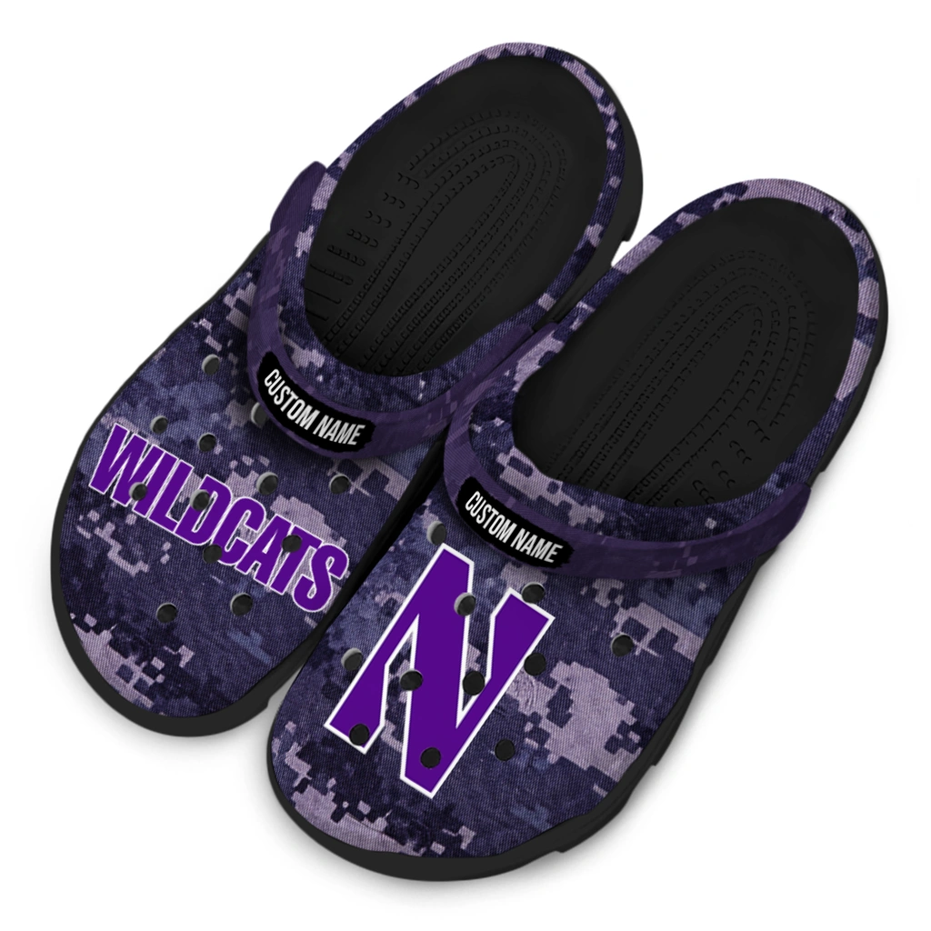 northwestern-wildcats-clog-custom-digital-camo-purple-latest-model.webp