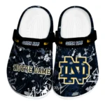 Notre Dame Fighting Irish Clogs - Custom Graffiti Burst Navy Black 1 notre-dame-fighting-irish-clog-custom-graffiti-burst-navy-black-best-selling.webp