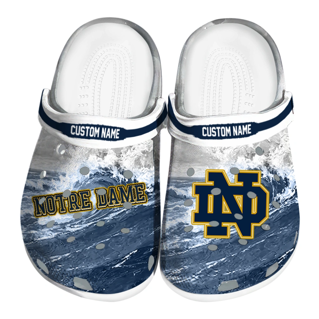 notre-dame-fighting-irish-clog-custom-wave-swirl-navy-white-best-selling.webp notre dame fighting irish clog custom wave swirl navy white best selling
