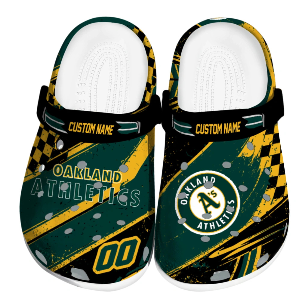 oakland-athletics-clog-personalized-checkered-streaks-green-black-best-selling.webp oakland athletics clog personalized checkered streaks green black best selling