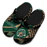 Ohio Bobcats Clogs – Custom Circuit Geometry Green Black 1
