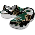 ohio-bobcats-clog-personalized-checkered-streaks-green-black-best-selling.webp