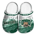 Ohio Bobcats Clogs - Personalized Wave Swirl Green White 1 ohio-bobcats-clog-personalized-wave-swirl-green-white-best-selling.webp