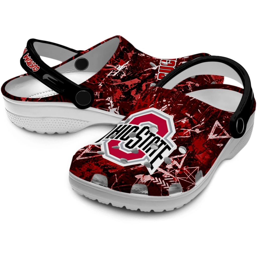 ohio-state-buckeyes-clog-customized-graffiti-burst-scarlet-black-high-quality.webp