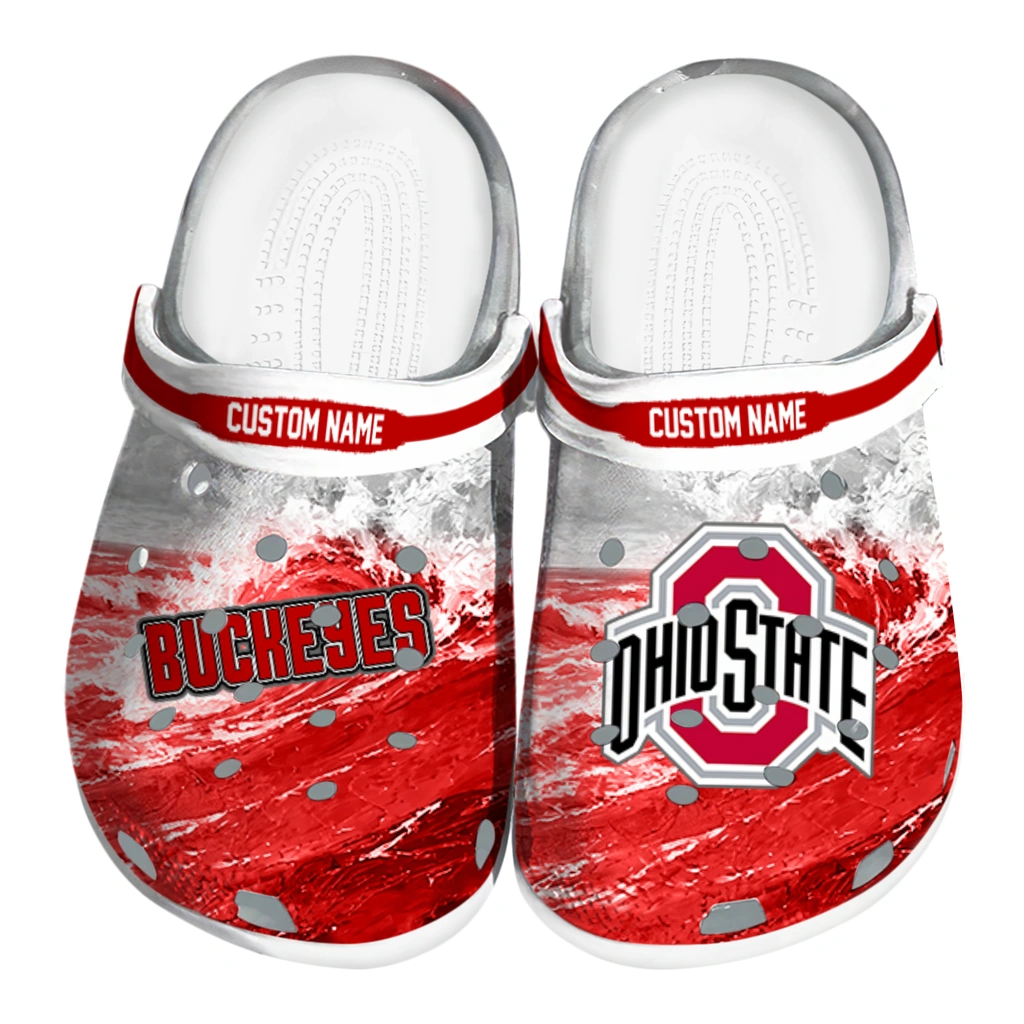 ohio-state-buckeyes-clog-customized-wave-swirl-scarlet-white-best-selling.webp ohio state buckeyes clog customized wave swirl scarlet white best selling