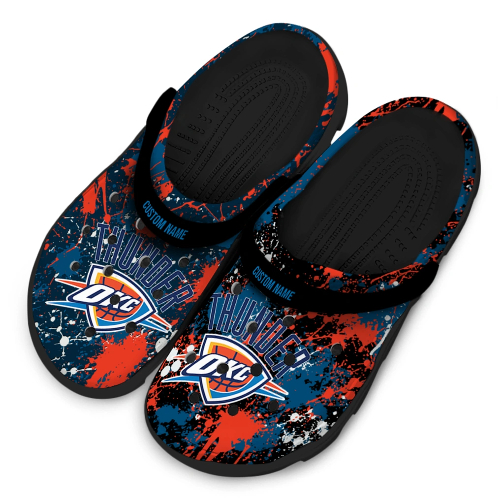 oklahoma-city-thunder-clog-customized-splatter-splash-blue-black-latest-model.webp