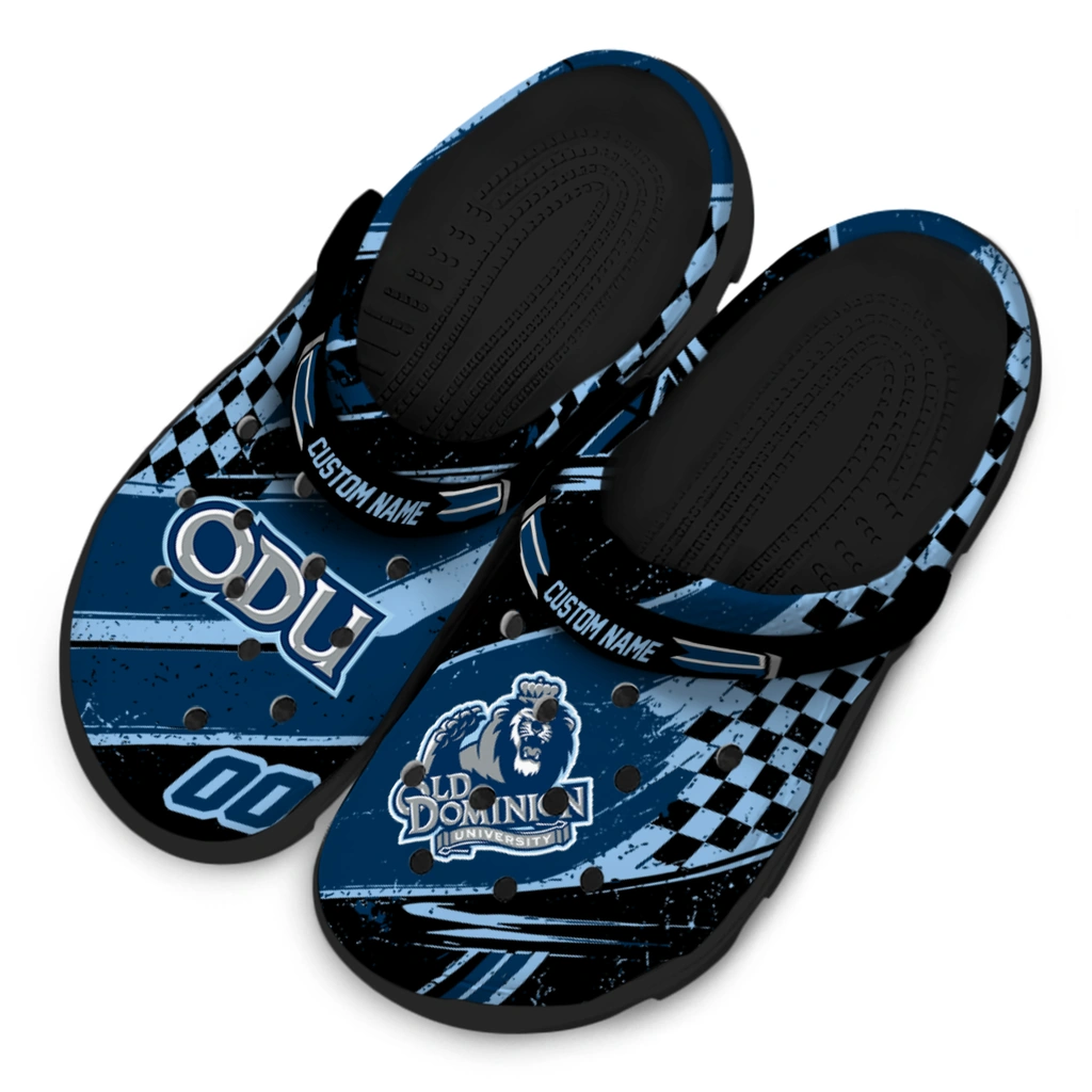 old-dominion-monarchs-clog-custom-checkered-streaks-blue-black-latest-model.webp