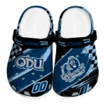 Old Dominion Monarchs Clogs - Customized Circuit Geometry Blue Black 1 Old Dominion Monarchs Clogs – Customized Circuit Geometry Blue Black 1