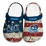Old Dominion Monarchs Clogs - Customized Distressed Stripes Blue Red Blue 1 old-dominion-monarchs-clog-customized-distressed-stripes-blue-red-blue-best-selling.webp