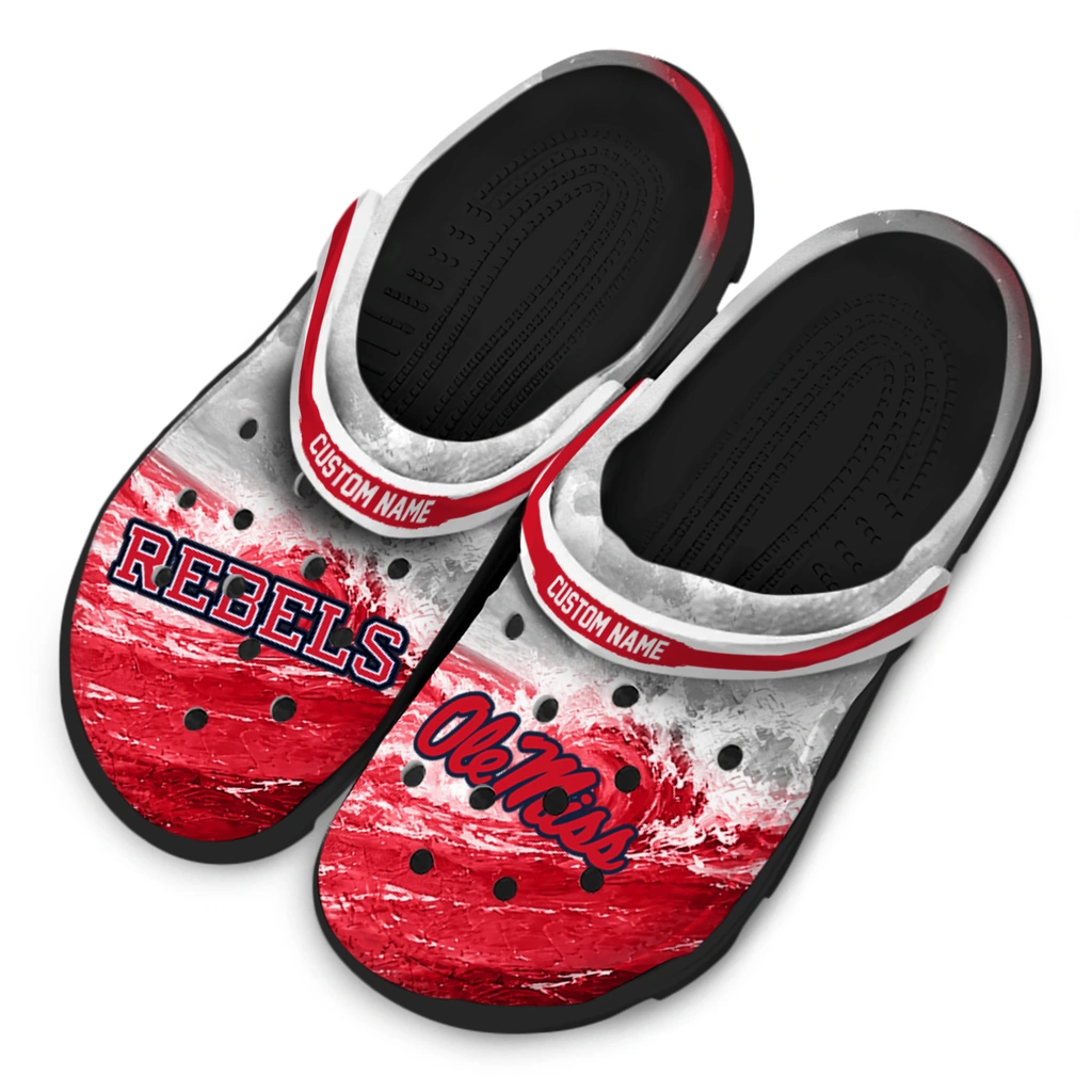 ole-miss-rebels-clog-customized-wave-swirl-red-white-latest-model.webp
